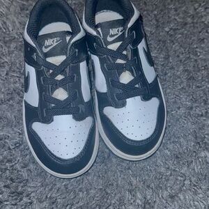 Nike Kids Black and White Athletic Sneakers